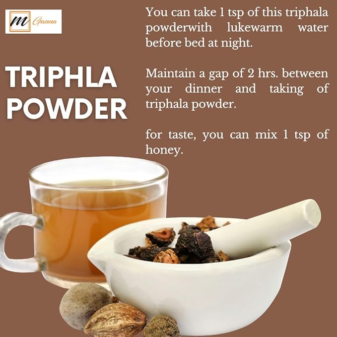 100% Natural Triphala Powder for Skin and Health Care 100 GMS / 0.22 LBS