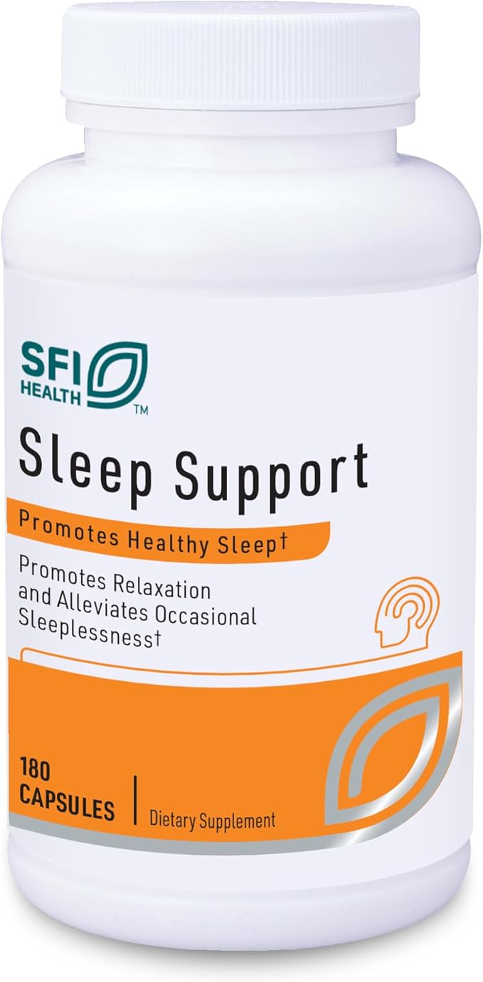 Klaire Labs Stress Support Complex - Adaptogenic Blend with GABA, L-theanine & Valerian, No Dairy or Wheat (180 Capsules)