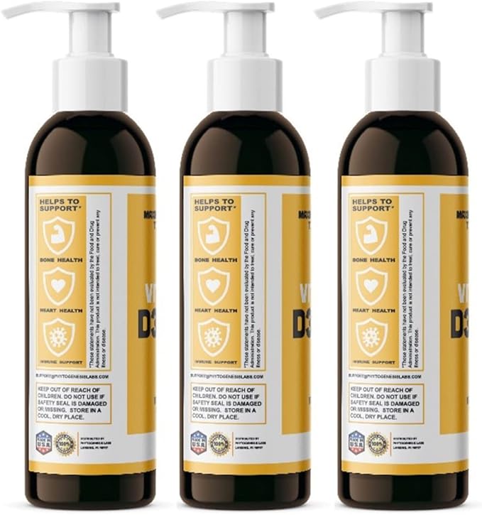 Vitamin D3 K2 Maximum Strength Topical Gel - 15000+ IU Per Pump - The Sunshine Vitamin - Supports Bone & Joint Health, Immune Support - One Month Supply