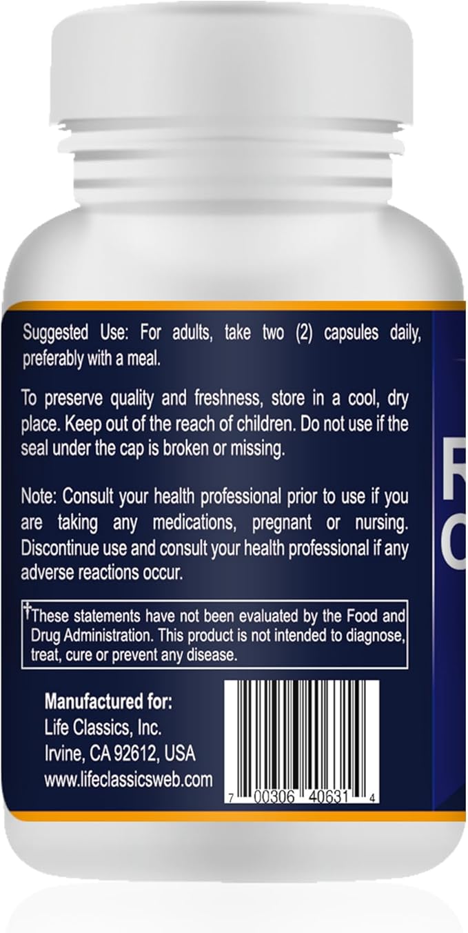 Resveratrol Complex Potent Antioxidants, 120 Capsules, 60 Days