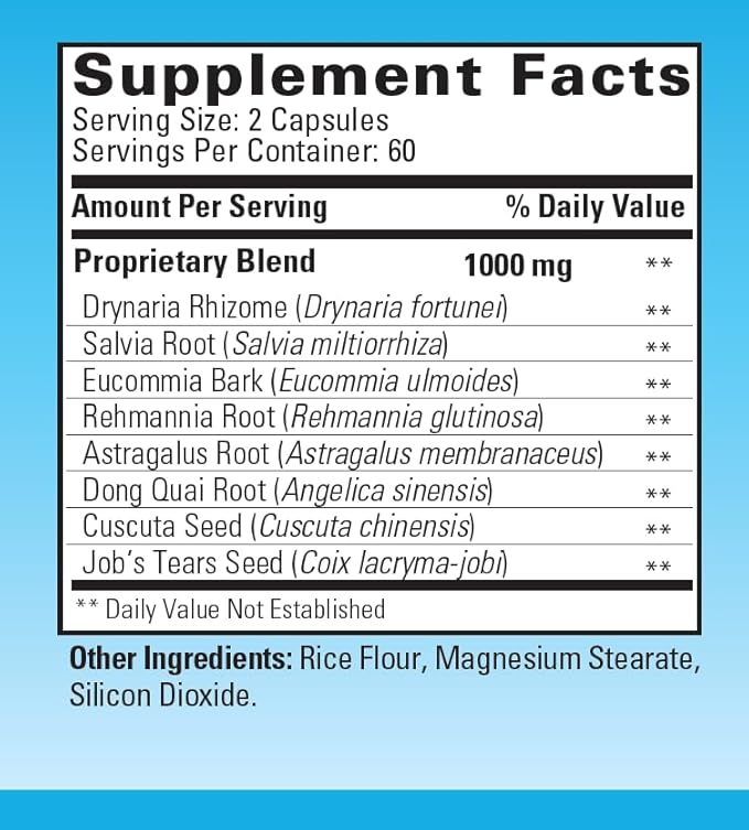 OsteoPhase Natural Herbal Bone Support Formula (120 Vegetarian Capsules)