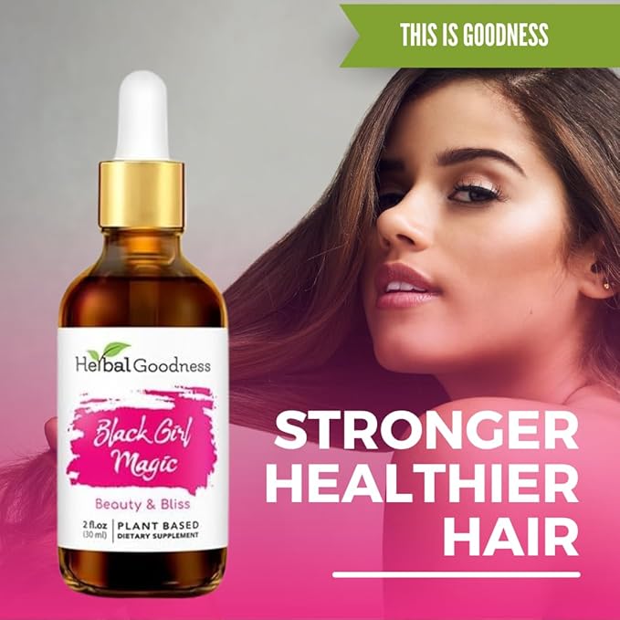 Herbal Goodness Look Your Best Foot Forward - 2oz Bottle - Plant-Based Beauty Liquid Extract for Skin, Hair & Nails. Substitute Liquid Collagen for Women & Biotin, Horsetail Supplements