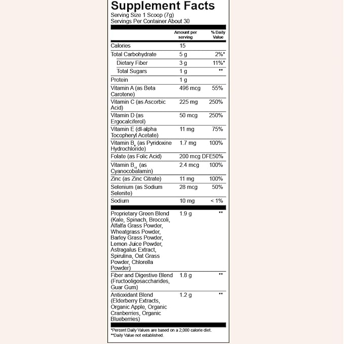 kathy ireland Nutrition Immunity Support Instant Beverage Powder Mix, Mandarin Orange, 7.4 oz