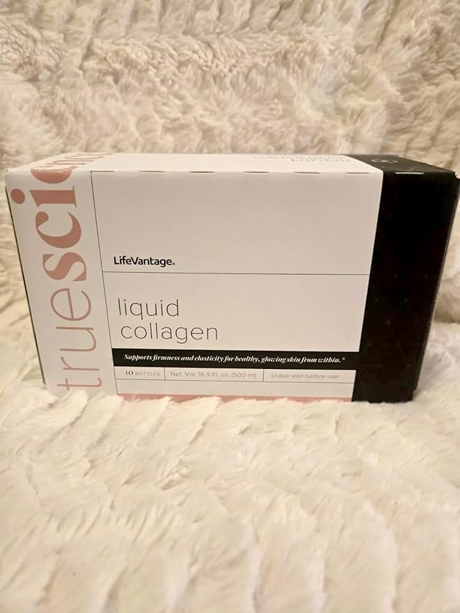 TrueScience Liquid Collagen for Glowing Skin - Collagen Activation & Replenishment Blend - Supports The Appearance of Firmer Looking Skin - 10 Bottles x 1.7 Fl. oz. (50 ml) Each