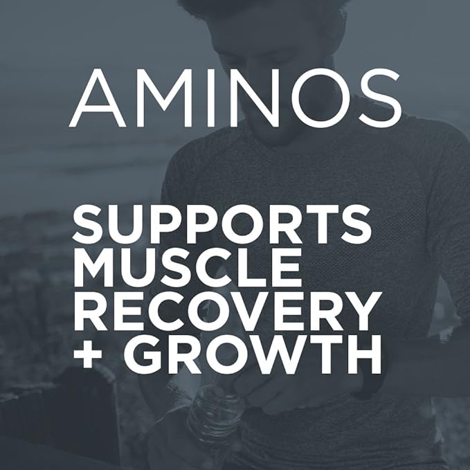Aminos | 4g of Free-Form Amino Acids, Beta-Alanine, 0 Calories & 60 Servings (Rainbow Candy)