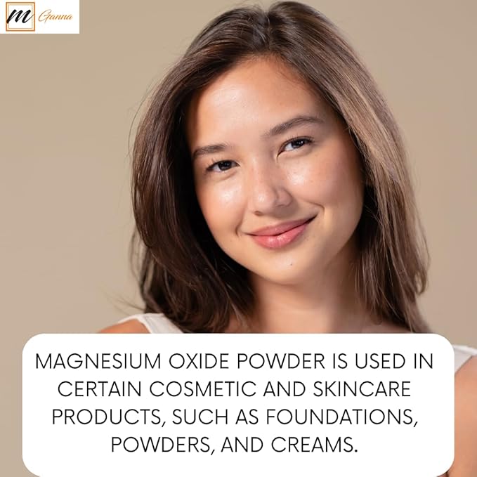 Pure Magnesium Oxide Powder for Health and Beauty 0.5 lbs / 227 GMS