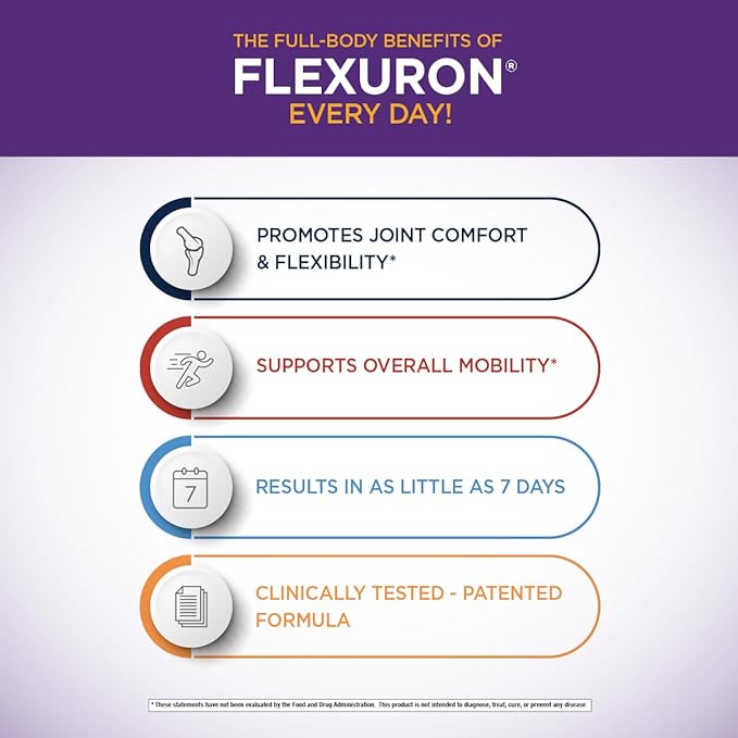 Purity Products Flexuron Gummies Joint Formula 3X Better Than Glucosamine and Chondroitin - Starts Working in just 7 Days - Krill Oil, Low Molecular Weight Hyaluronic Acid, Astaxanthin - 30 Ct (1)