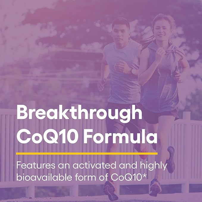 Natural Factors Ubiquinol Active CoQ10 100 mg, High-Absorption Coenzyme Q10 Supplement for Energy, Heart and Cognitive Support, 100mg, 30 Softgels