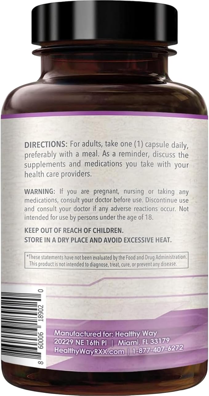 150mg Pterostilbene Supplement - Once Daily Antioxidant Supplement for Healthy Aging Immune Heart Skin and Brain Support - Naturally Derived Non-GMO & Made in The USA (180 Servings)