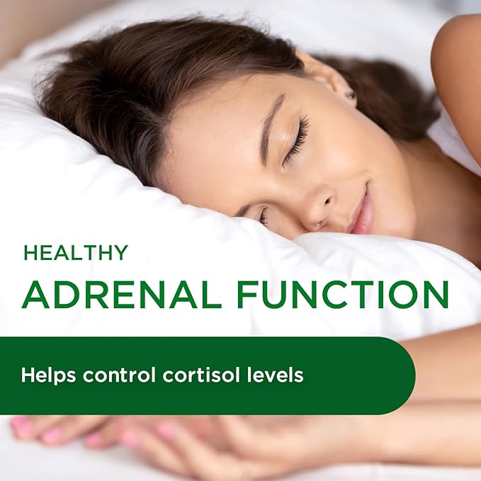 EMERALD LABS Adrenal Health - Stress Relief, Energy Support & Restorative Sleep with Sensoril Ashwagandha, B Vitamins, Rhodiola & More* - Gluten-Free - 60 Vegetable Capsules (30-Day Supply)