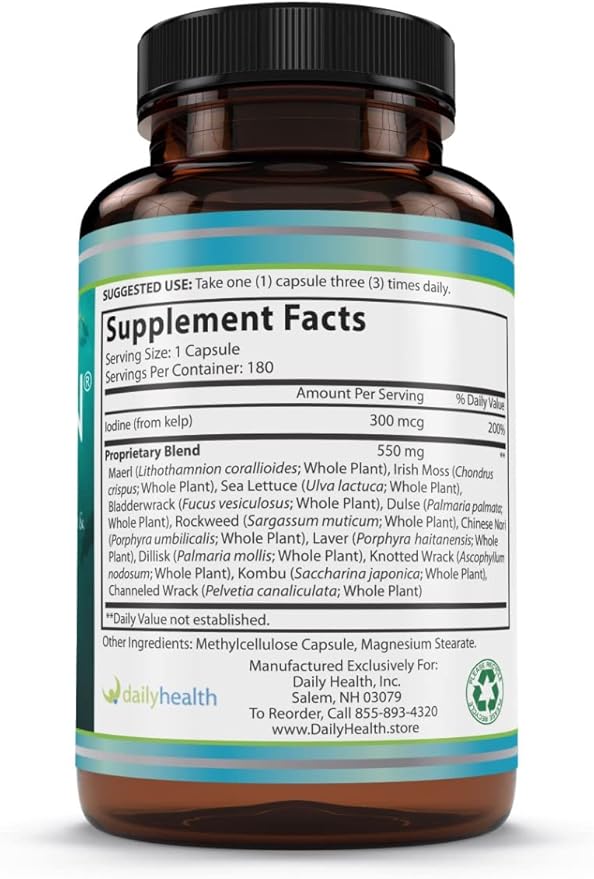 Seatrition 6 Bottles 1080 Capsules