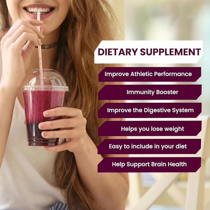 Beet Root Powder, 10.59 oz Pack of 3 - Berry Flavor Nitric Oxide Booster Superfood with Green Tea Extract, BCAA, L-Arginine, L-Citrulline for Heart Health & Circulation Support, Non-GMO