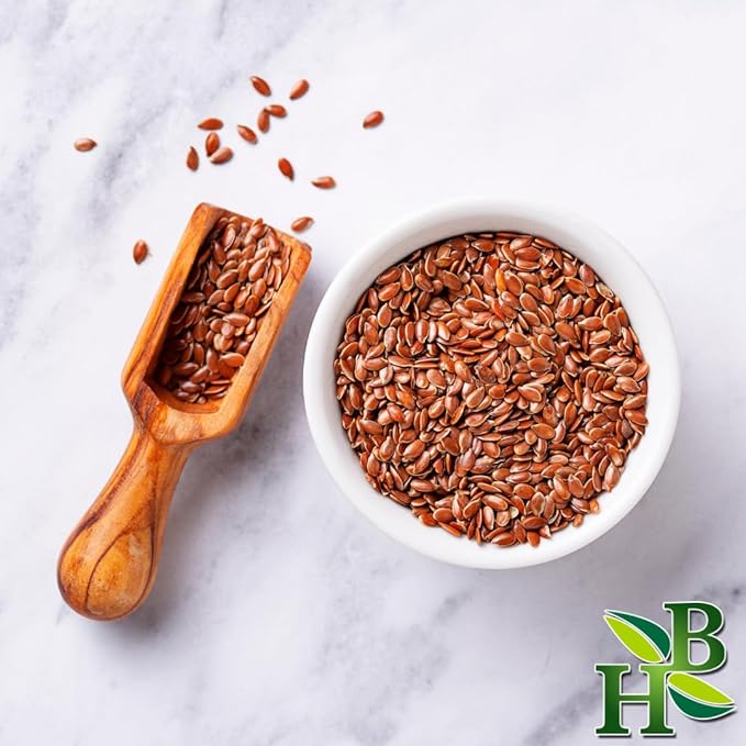 Herb To Body Flax Seed Whole | Linum Usitatissimum | Wildcrafted | 4oz