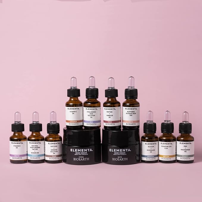 Bioearth Elementa, PURIFY Concentrated Face Serum with Zinc and 11% Niacinamide, Purifying and Balancing Effect, Made in Italy, Vegan, AIAB Certification - 15ml Pack
