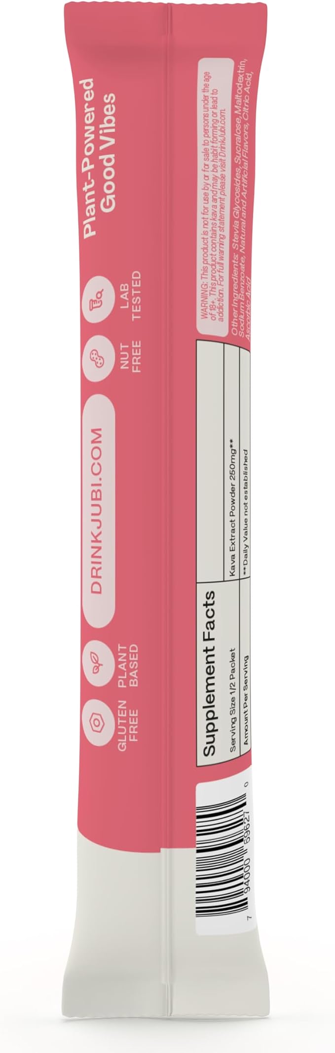 Jubi Kava Stick Packs (1 Stick, Strawberry Lemonade)