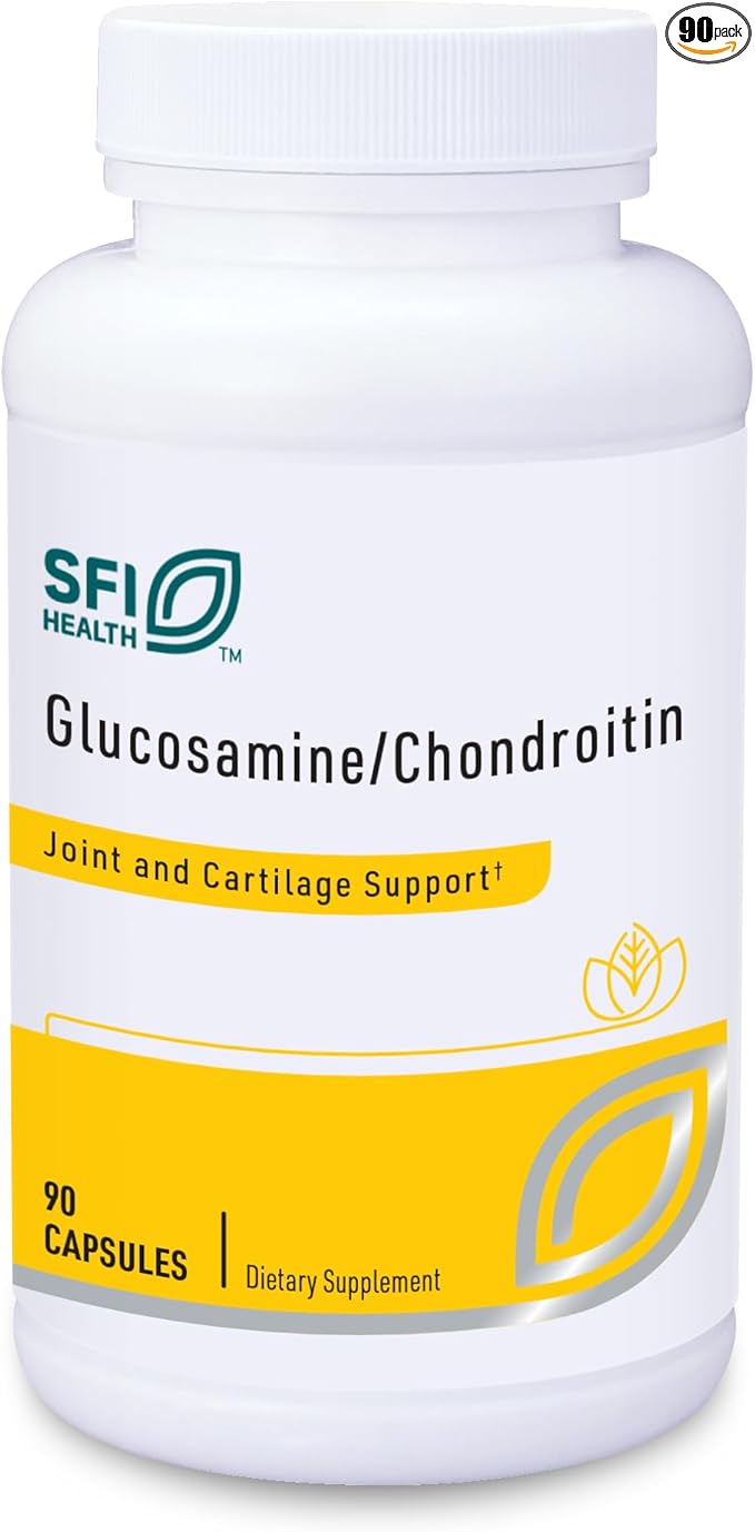 Klaire Labs Glucosamine Chondroitin - A Popular Combination for Joint Support, Soy & Dairy-Free (90 Capsules)