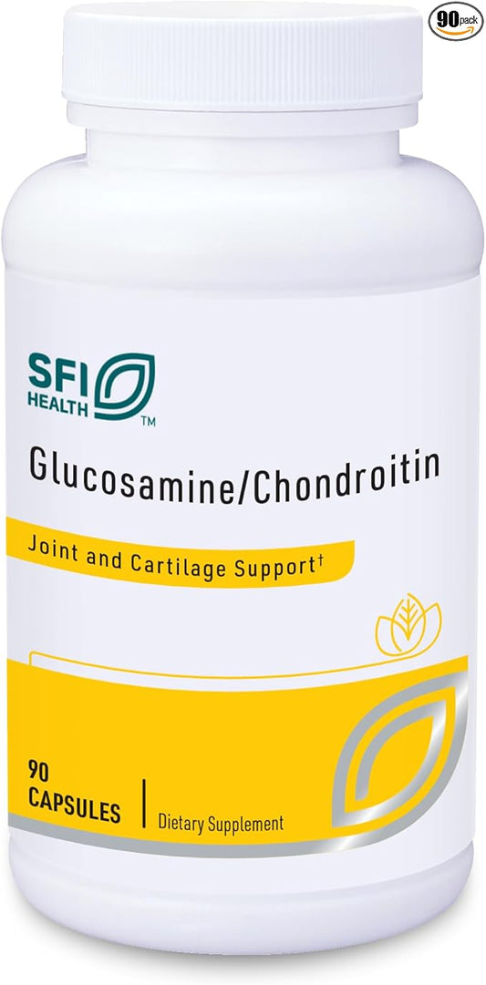 Klaire Labs Glucosamine Chondroitin - A Popular Combination for Joint Support, Soy & Dairy-Free (90 Capsules)