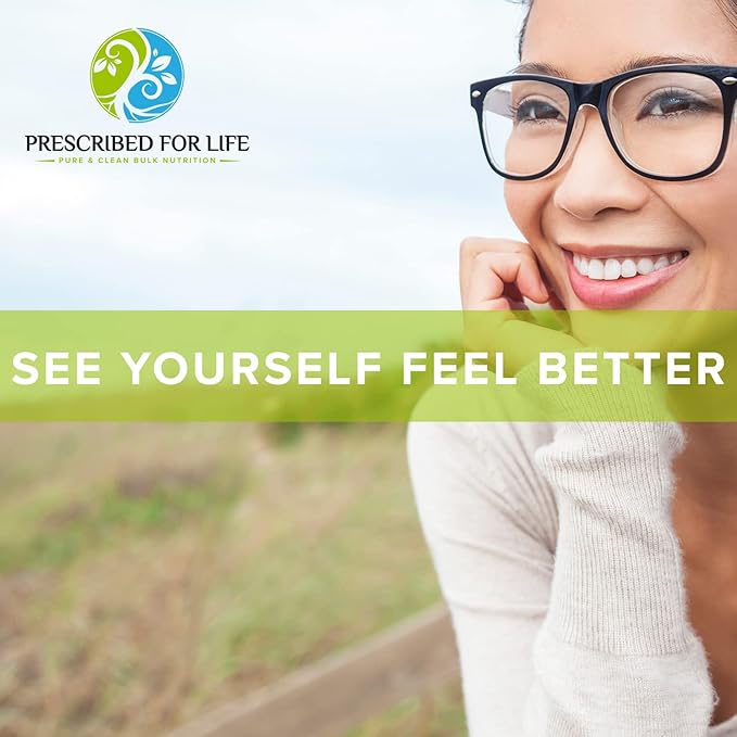 Prescribed For Life Alpha GPC Powder, L Alpha glycerylphosphorylcholine, Choline Supplement for Cognitive Function and Healthy Memory & Brain Support, Non GMO, Vegan, Soy Free (4oz / 113g)