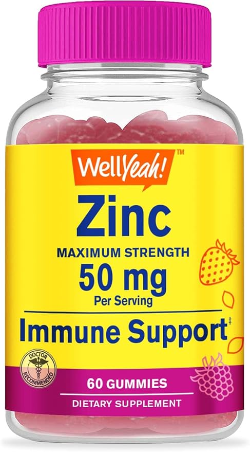 Vitamin D3 5,000 IU Sugar Free + Zinc, Gummies Bundle - Great Tasting, Vitamin Supplement, Gluten Free, GMO Free, Chewable Gummy