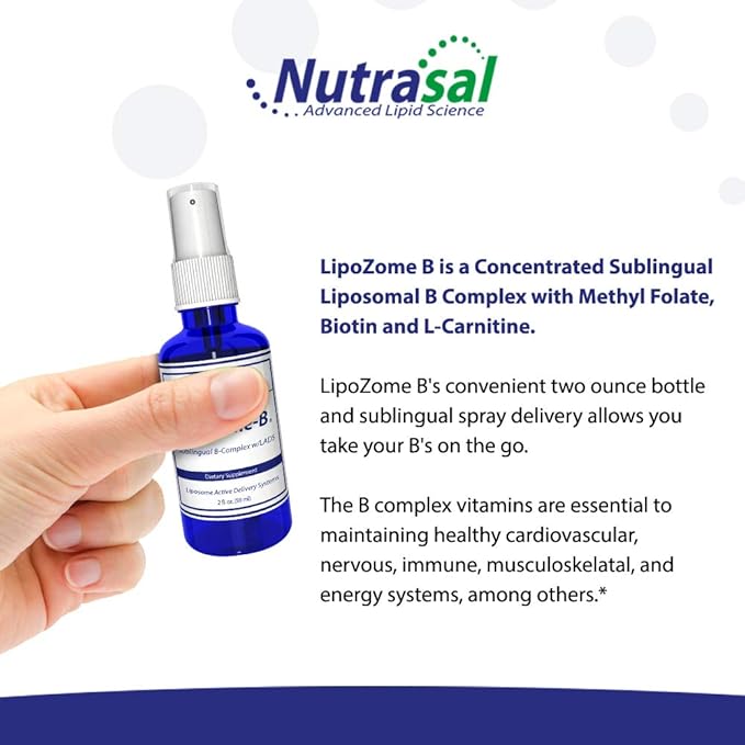 LipoZome B-Complex Sublingual Spray - 2 Fl. Oz.