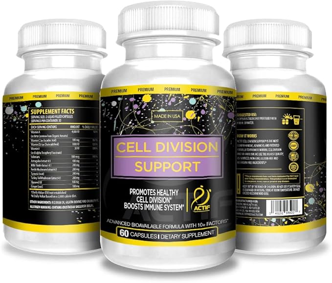 Actif Cell Division Support Maximum Strength with 10+ Factors