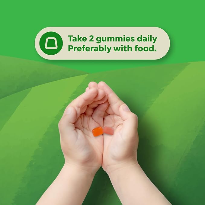 High Prebiotic Fiber Gummies for Kids - Dietary Fiber Supplements for Digestion & Constipation - Chicory Root Kids Immune Gummies - Non-GMO & Vegan Digestive Nutritional Supplements - 60 Count