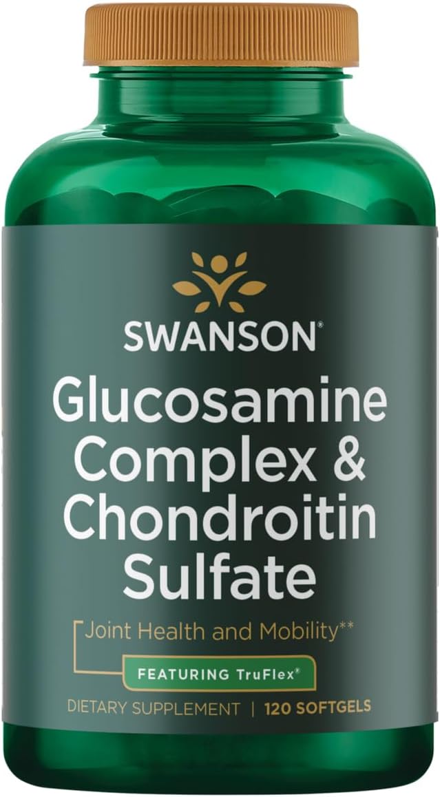 Swanson Glucosamine Complex & Chondroitin Sulfate 500/400 Milligrams 120 Sgels