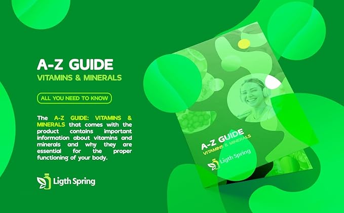 Zero Sugar Vitamin C Gummies Dietary Supplement, 250 mg, 120 Ct Bundle with Exclusive Vitamins & Minerals - A to Z - Better Ligth&Spring Guide