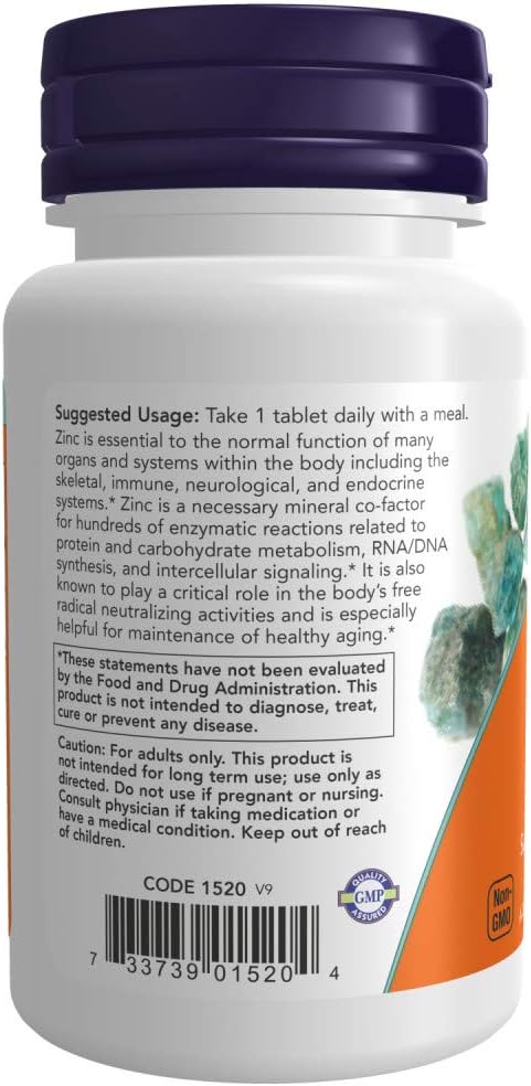 Zinc 50 mg 100 Tablets (Pack of 2)