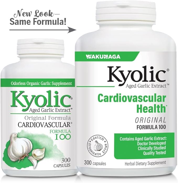 Kyolic Aged Garlic Extract Formula 100, 300 Capsules
