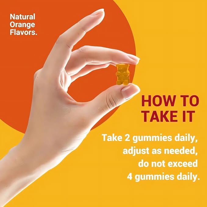 Vaginal Probiotic Gummies, 1 Billion CFU Women's Vaginal and Intestinal Health Supplement with Prebiotics & Digestive Enzymes, Orange Flavor, 60 Count