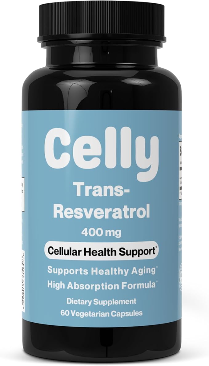 Trans-Resveratrol 400mg | Longevity Supplement for Healthy Aging and Cellular Health | High Absorption for Maximum Benefit | 30 Servings | Non-GMO & 3rd Party Tested