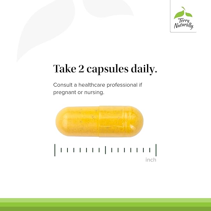 Terry Naturally Healthy Feet & Nerves - Herbal Supplement with Bioactive Vitamin B12 - Circulation & Nerve Health Support Supplement - Vegan Capsules with Boswellia Serrata - 60 Capsules (Pack of 2)