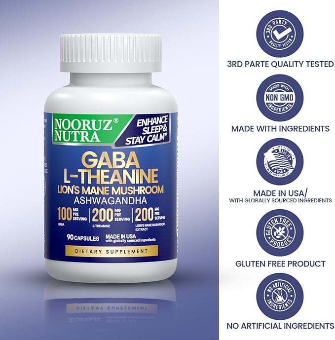 Lions Mane Mushroom Supplement Modern Mushrooms Capsules, Mushroom Supplement with Lions Mane, L-Theanine, & Ashwagandha Extract to Support Energy, Focus, Immunity, & Digestion - 90 Caps