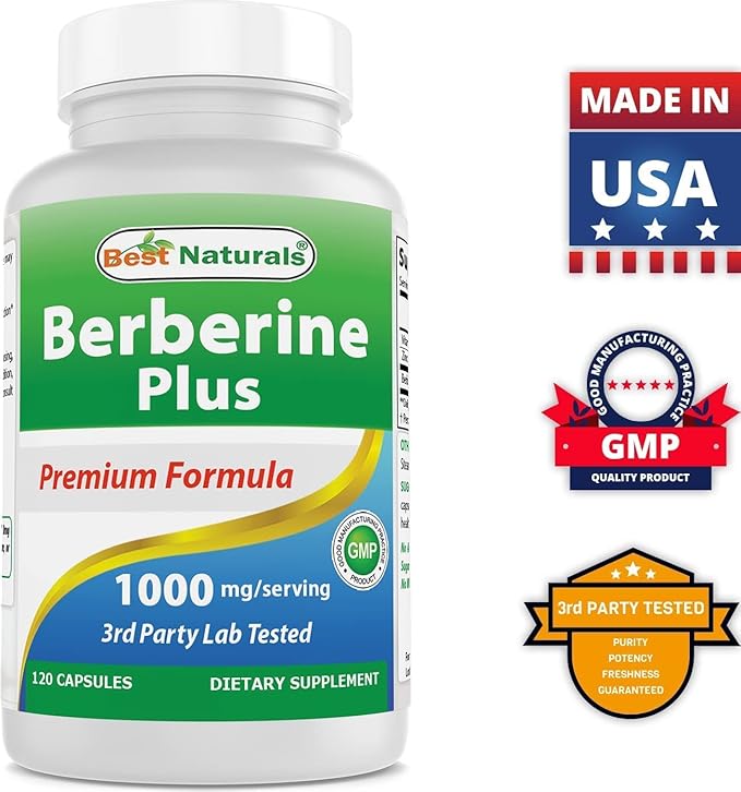Gymnema Sylvestre Extract 500 mg & Berberine Plus 1000mg