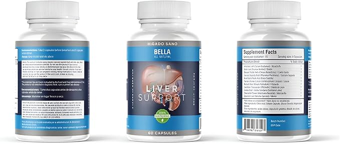 Bella All Natural Liver Support Capsules