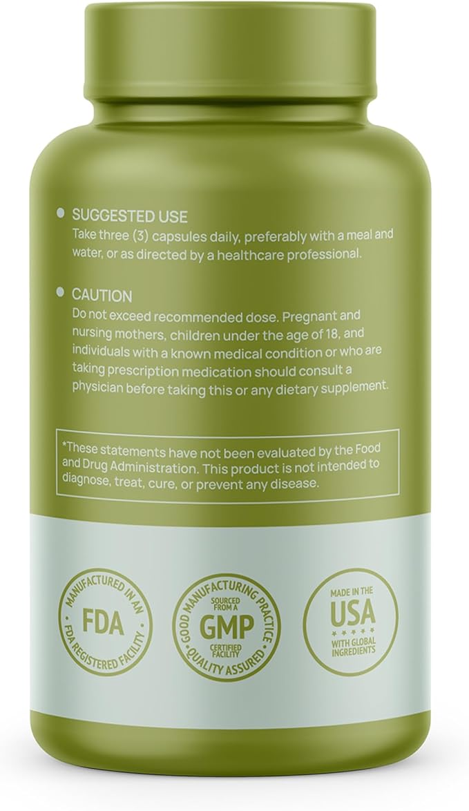 Korean Red Panax Ginseng 2000mg 120 Vegan Capsules Super Strength Extract NSF Certified Supplements, High Ginsenosides Supports Energy, Stamina, Performance and Clarity