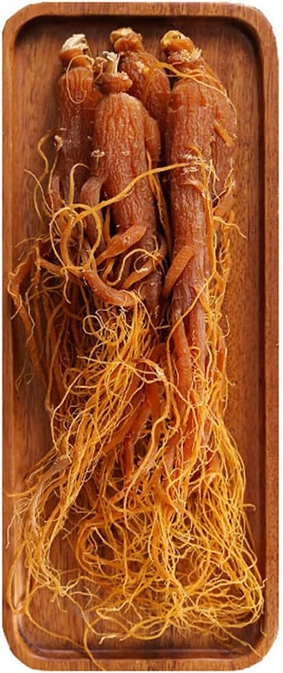 Red Ginseng Roots Whole Root Pieces - Red Panax Ginseng Roots Ginseng Red Ginseng Korean Red Ginseng Supplement Red Ginseng Tea Energy Chews (500 Grams /1.10 lbs)