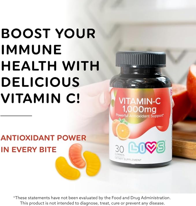 Vitamin C 1000mg Gummies for Adults & Kids