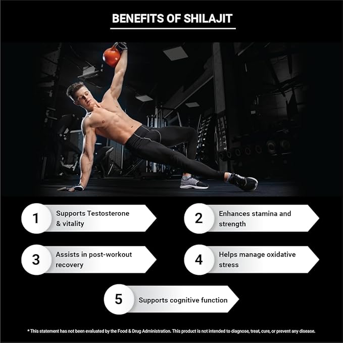 Shilajit Resin – 20gm with 75% Fulvic Acid, Natural Energy Booster, Helps to Builds Muscles, Immune Support | 20 gm