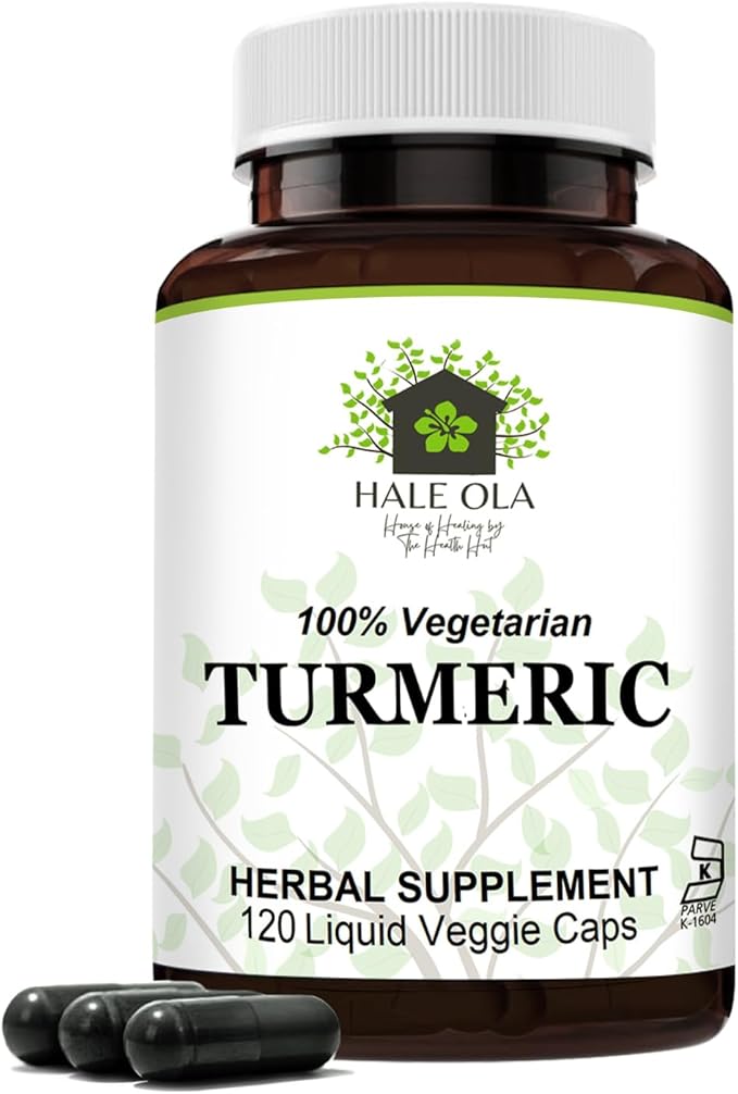 Turmeric Curcumin 120 Liquid Capsules with Black Pepper Extract Ultra High Absorption for Joint, Digestion & Immune Support - Non-GMO & Gluten Free Supplement
