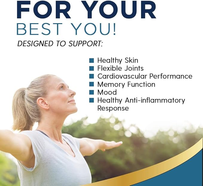 Nature's Life The Total EFA Fish Oil w/Organic Flaxseed & Borage Oils | 1200 mg | Skin, Heart & Memory | 90 Softgel
