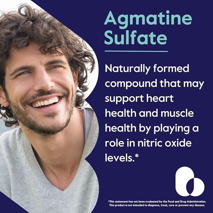 BESTVITE Agmatine Sulfate 500mg (240 Vegetarian Capsules) - No Stearates - Vegan - Non GMO - Gluten Free