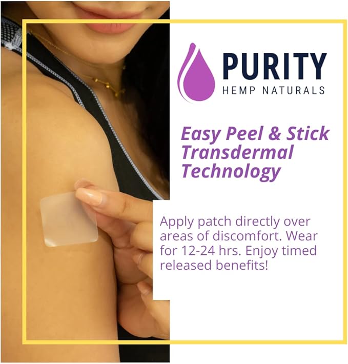 Hemp Patch 18 ct. (438 mg) Gold 3X More Potent 24 mg Patches. 24Hr Extended Release. Convenient & Discreet. for Use Anywhere, Anytime On Any Part of The Body.