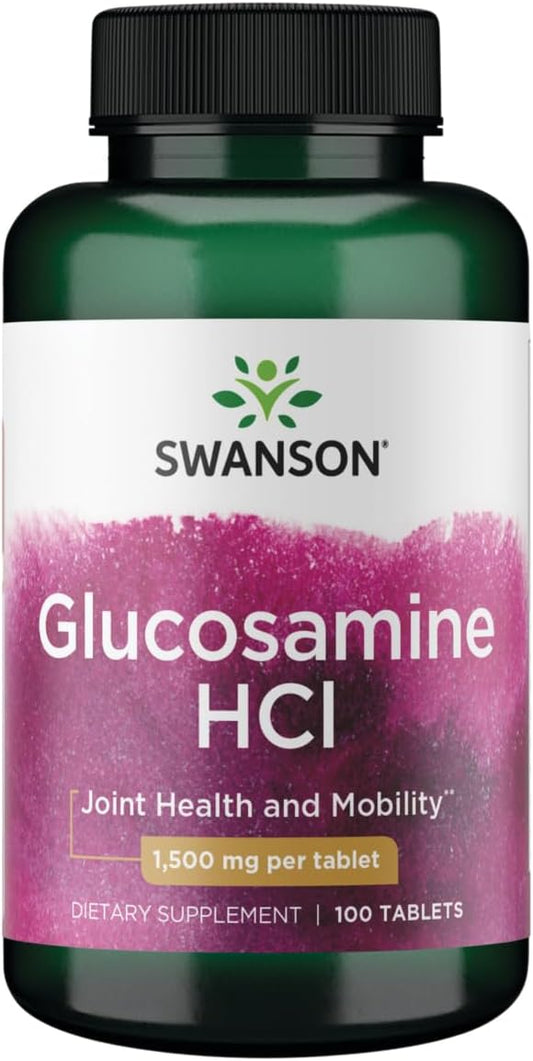 Swanson Glucosamine Hcl 1500 Milligrams 100 Tabs