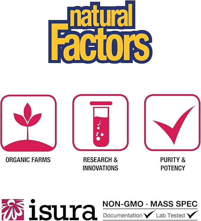 Natural Factors, GrapeSeedRich Grape Seed Extract, Antioxidant Support for Healthy Inflammatory Response, 120 Capsules