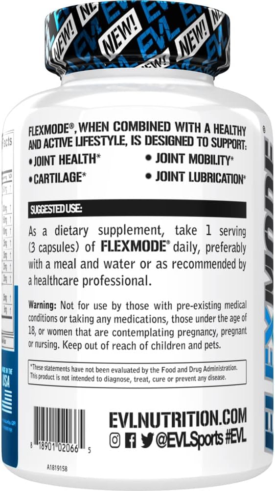 Advanced Joint Support Supplement Bundle - Complete Joint Support Stack with Hyaluronic Acid and FlexMode with Joint Vitamins Glucosamine Chondroitin MSM and BioPerine for Enhanced Absorption