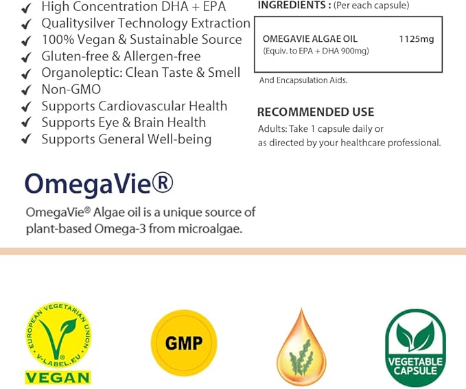 Hi Well Premium Superior rTG Omega 3 90Vegetable Softgel Capsules