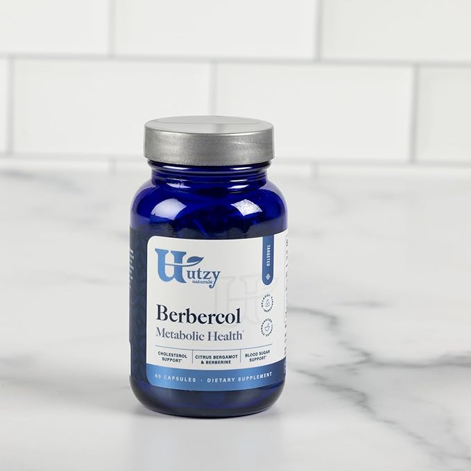 Berbercol | 500mg Citrus Bergamot (as Bergamonte) & Berberine | Naturally Supports Heart Health and More | 60 Capsules