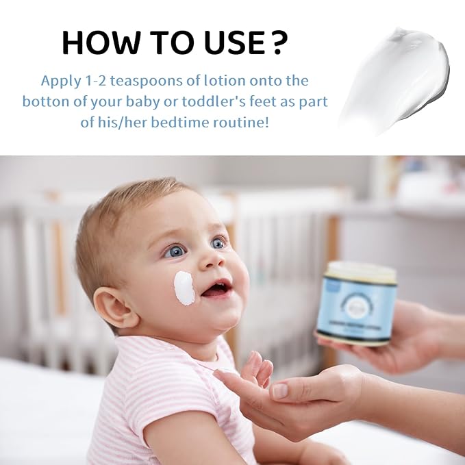 Magnesium Lotion for Kids - Magnesium Lotion for Sleep- Soothing Relief & Relaxation -Topical magnesium lotion helps children sleep peacefully before bed and at night - Without Melatonin